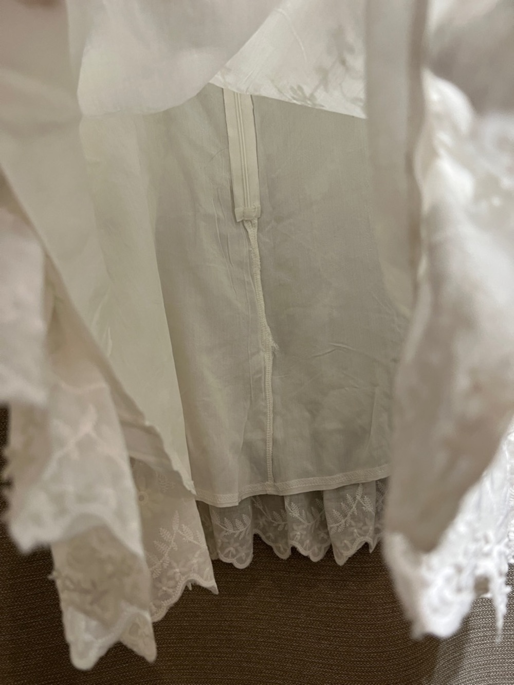 Showpo "Fancy A Spritz" White Eyelet Floral Mini Dress Romantic Festival - Picture 8 of 12